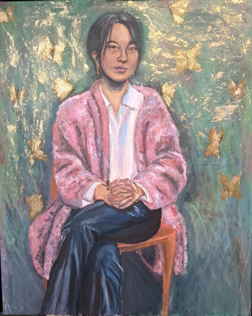 Portrait painting by Joanne Chang