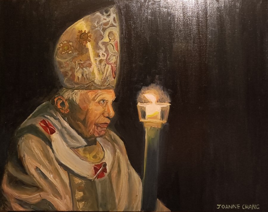 Portrait painting by Joanne Chang