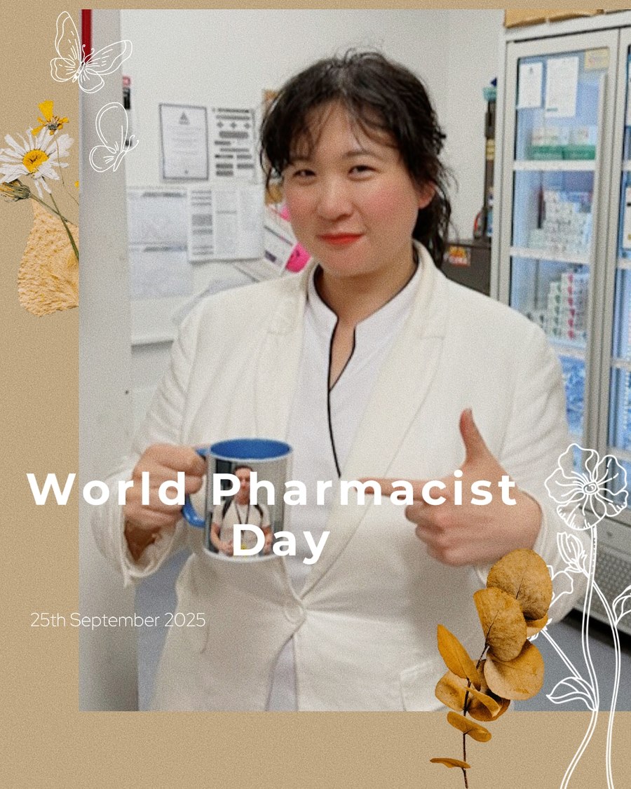Joanne Chang celebrating World Pharmacist Day